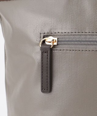 LA BAGAGERIE 【コットン×ポリウレタン】シャイニーミニトート グレー