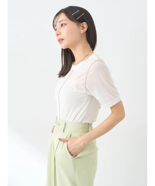 earth music&ecology シアーチュールプルオーバー Off White