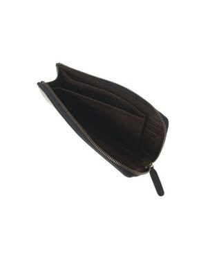 genten トスカ Lファスナー長財布 ネイビー