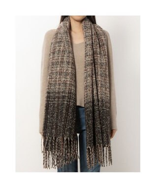 UNBILLION カシュネ cache nez / ツイードストール ブラック