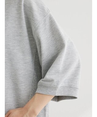 Green Parks ７分袖ロゴ裏毛プルオーバー Gray Mixture