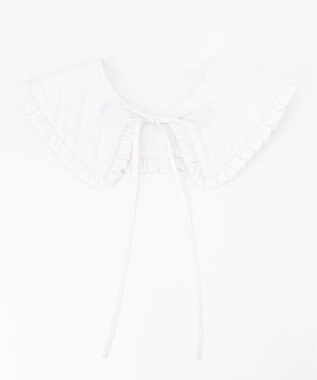 #Newans LILY/ キルティング付け襟 ホワイト系