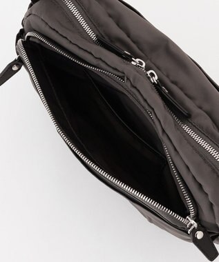 Y'SACCS ポリエステルツイル ショルダーバッグ ダークグレー