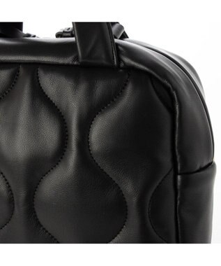 UNBILLION kakatoo シンセティックレザーキルトスクエアショルダー ブラック