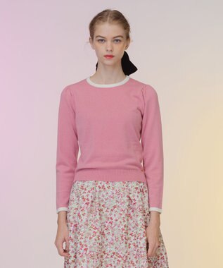 TOCCA 【洗える！】CASHEMERE プルオーバー ローズ系