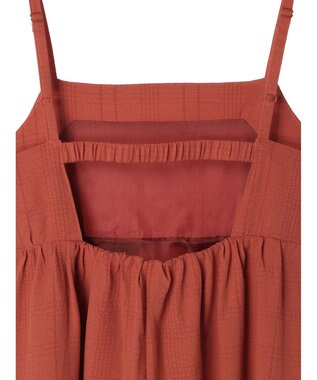 Green Parks ａ．バックギャザーキャミワンピース Red