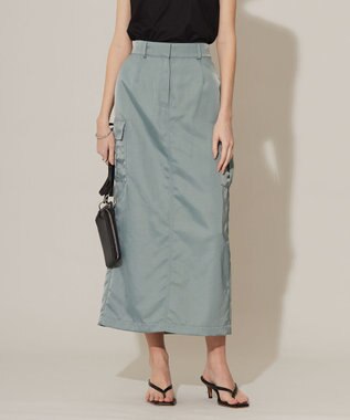 ICB L 【洗える】ヘビーナイロンツイル スカート