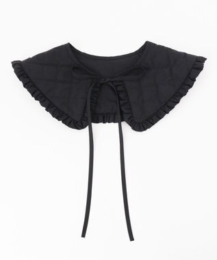 #Newans LILY/ キルティング付け襟 ブラック系