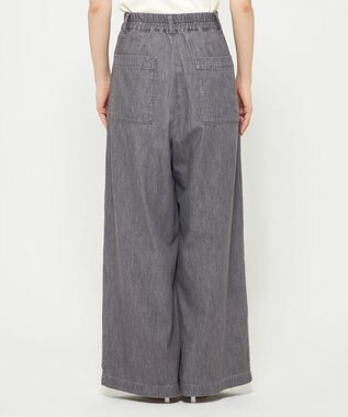 uncrave ライトデニム ワイドパンツ グレー
