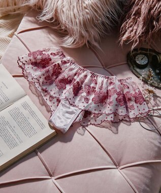 San-ai Resort（三愛水着楽園） エレガントコレクション  【2412】 デザインバックレースショーツ ピンク