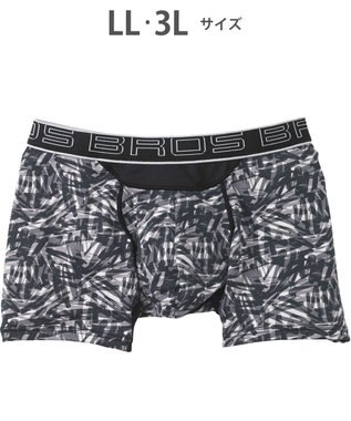 WACOAL MEN ボクサーパンツ 風が通ってムレ軽減。 ダブルエアスルータイプ 吸汗速乾 前閉じ GT3910 /ブロス バイ ワコールメン グレー