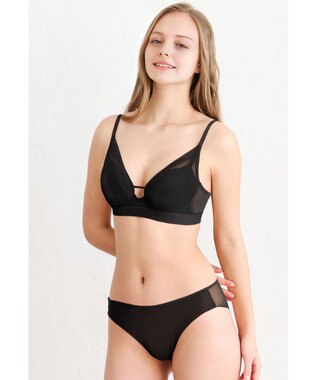 WACOAL ショーツ 【重力ケアブラ】 BXB114とペア はきこみ丈あさめ アウターにひびきにくい(後ろ裾) レディース PXB114 /ワコール ブラック