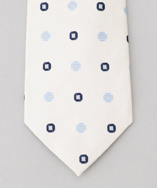 GOTAIRIKU 【日本製】ネクタイ_小紋柄 アイボリー系8