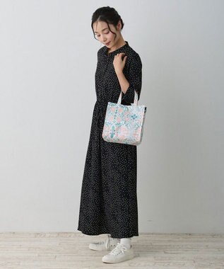 ROOTOTE 1025【ラミネート加工 正方形型】EU.スクエア.ラミネート-R 01：フローラル