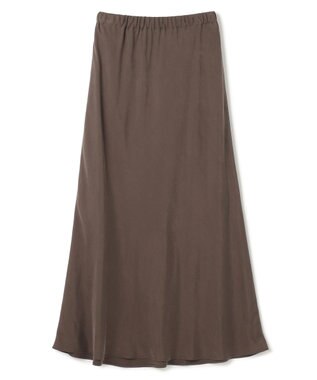 uncrave 【新色追加！】フィブリルシャンブレー フレアスカート ブラウン