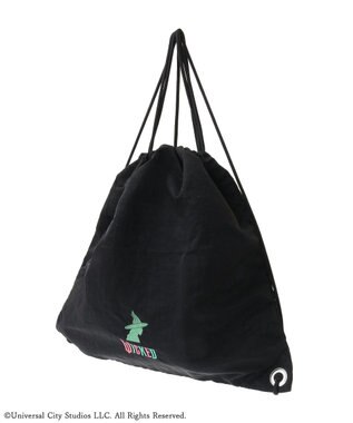 Green Parks ■ＷＩＣＫＥＤ　アイコン刺繍ナップサック Black