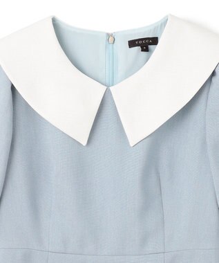 TOCCA 【00サイズあり・洗える・UVケア】FLYING SAUCER ドレス スカイブルー系