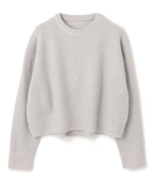 UNFILO L ラメシャギー  ニット グレー