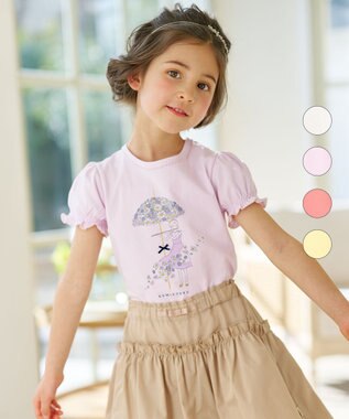 110-140cm】マーガレット・バイオリン＆フルート Tシャツ / 組曲 KIDS 