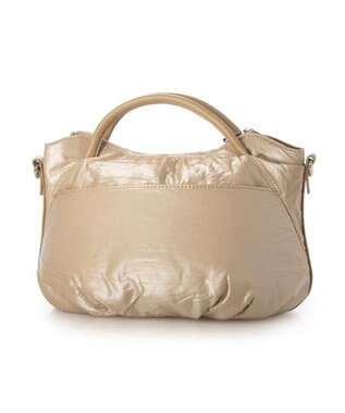 UNBILLION カシュカシュ cachechche / ソフトメタリック2wayミニトート ベージュ