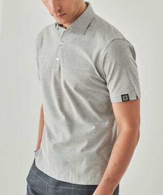 GOTAIRIKU 2年連続売上NO1【仕事で着られる】キレイめ 鹿の子ビズポロシャツ 25年新色/ライトグレー