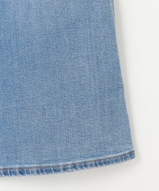 ANY L フロントスリットデニムスカート ブリーチ