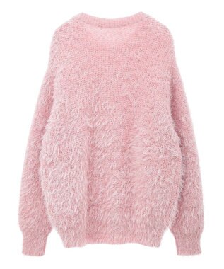 AMERICAN HOLIC フェザーゆるニットプルオーバー Pink