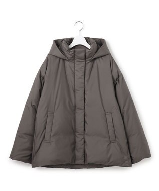 23区 S 【WEB&一部店舗限定】ステッチレス フーデット ダウン チャコールグレー系