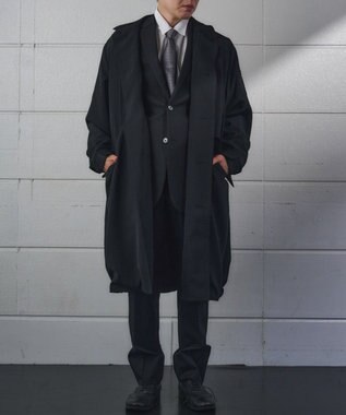 muuc 9ポケット搭載 トラベラーズコート〈大人の手ぶらコート〉〈3シーズン〉〈手洗い可〉〈ユニセックス・大きいサイズあり〉〈日本製〉〈軽い〉〈暖かい〉 ブラック