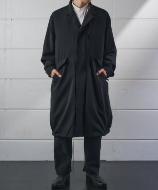 muuc 9ポケット搭載 トラベラーズコート〈大人の手ぶらコート〉〈3シーズン〉〈手洗い可〉〈ユニセックス・大きいサイズあり〉〈日本製〉〈軽い〉〈暖かい〉 ブラック