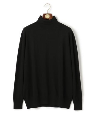 J.PRESS MEN 【KING SIZE】【ストレッチ / イージーケア】【FLEX YARN】タートルネック ニット ブラック系