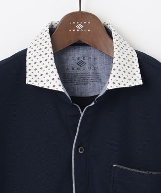 JOSEPH ABBOUD 【カラー豊富】人気！オーガニックコットン使用 ダディポロシャツ ネイビー系