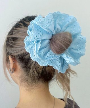 WEGO Lコットンレースシュシュ