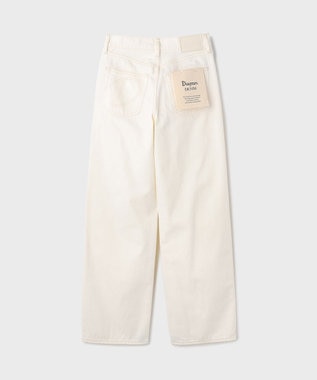 GRACE CONTINENTAL ワイドストレートホワイトデニム ホワイト