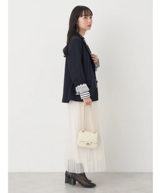 earth music&ecology シングルテーラードジャケット Navy