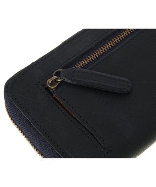 genten トスカ Lファスナー長財布 ネイビー