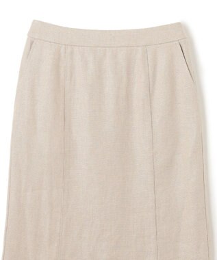 BEIGE， BURDOCK / Iラインスカート Flax