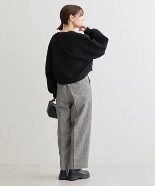 Green Parks ・ＥＬＥＮＣＡＲＥ　ＤＵＥ　ツイードカーブパンツ Beige