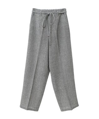 Green Parks ・ＥＬＥＮＣＡＲＥ　ＤＵＥ　ツイードカーブパンツ Beige