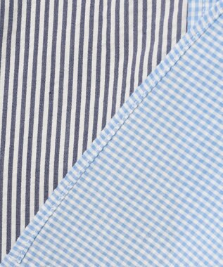 J.PRESS MEN 【クールマックス】クレイジーパターン サッカーシャツ/B.D. ネイビー系9