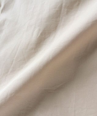 WHITE MAILS 【UNISEX】COTTON PAPER POPLIN BAND COLLAR SHIRT シャツ ベージュ