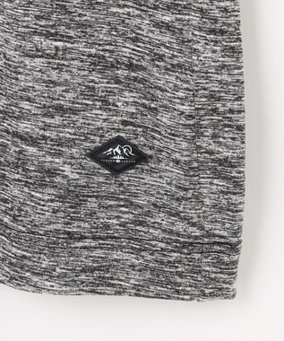 JOSEPH ABBOUD MOUNTAIN 【ゆったりシルエット】ランダムスラブリップ アウトドアポロシャツ グレー系