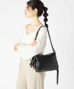 LA BAGAGERIE 【maison vert】 【チェーンチャーム・ミニポーチ付き】2WAYベルトワンショルダー