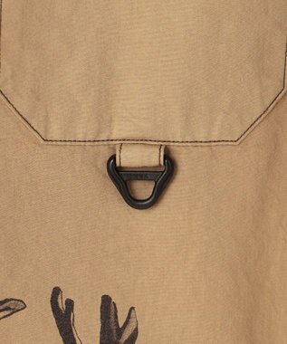 JOSEPH ABBOUD MOUNTAIN 【テーム・ヤルヴィコラボ・サスティナブル】コットンテンセルツイル シャツ キャメル系