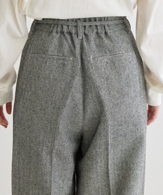 Green Parks ・ＥＬＥＮＣＡＲＥ　ＤＵＥ　ツイードカーブパンツ Beige