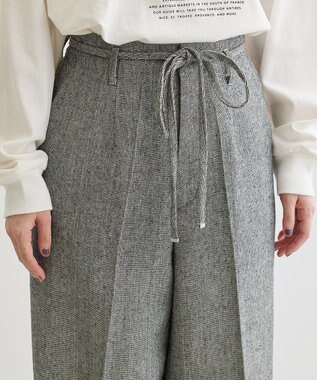 Green Parks ・ＥＬＥＮＣＡＲＥ　ＤＵＥ　ツイードカーブパンツ Beige