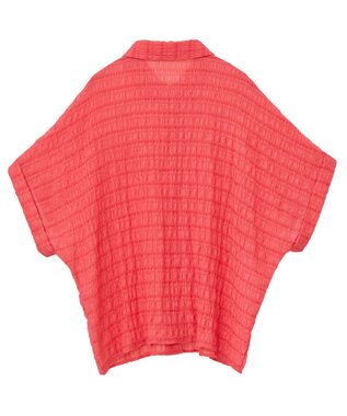 Green Parks シアーシャーリングフレンチスリーブシャツ Purple