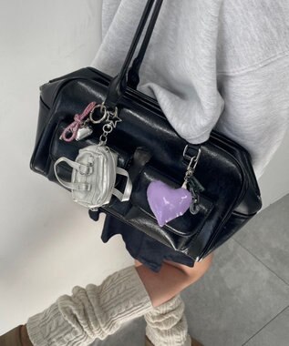 WEGO ミニバッグキーホルダー シルバー