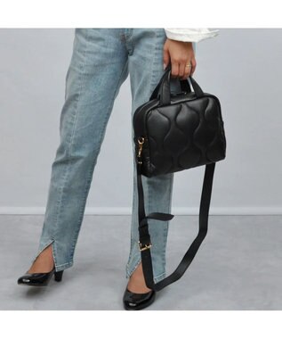 UNBILLION kakatoo シンセティックレザーキルトスクエアショルダー