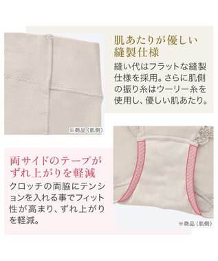 BRADELIS New York 【BRADELIS NewYork peace】　華やかレーシーショーツ24 シアーグレージュ